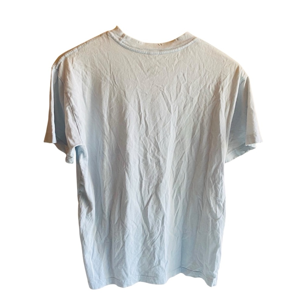 PABST BLUE RIBBON Light Blue Distressed Tee - Picture 3 of 6